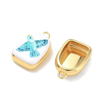Printed Brass Pendants KK-CBAF9BC-12G-1