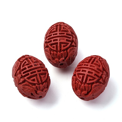 Cinnabar Beads CARL-K001-30-1