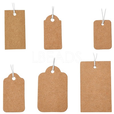 300Pcs 6 Styles Multi Size Elastic Rope Packaging Hanging Tags ST-CJ0045-001-1