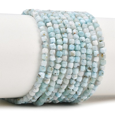Natural Larimar Beads Strands G-F803-C01-03A-1