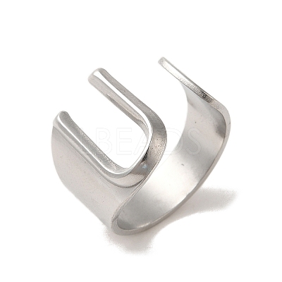Non-Tarnish 201 Stainless Steel Finger Rings RJEW-H223-04P-U-1