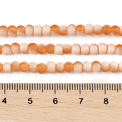 Frosted Crackle Glass Beads X1-GLAA-U001-4mm-M10-1