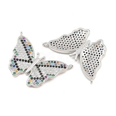 Brass Micro Pave Cubic Zirconia Pendants CU-CBA908F-05P-08-1