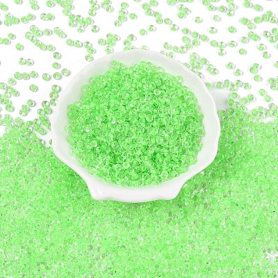 6/0 Inside Colours Transparent Glass Seed Beads X1-SEED-T007-07D-1