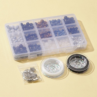 DIY Gemstone Bracelet Making Kit DIY-FS0003-40-1