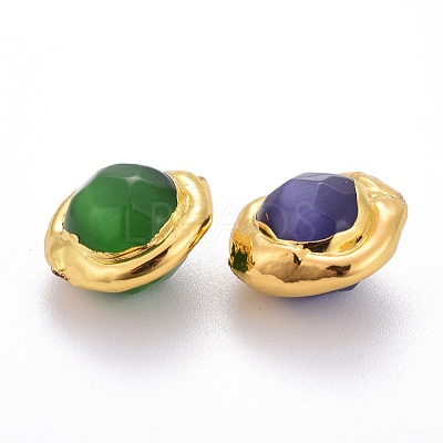 Cat Eye Beads G-E540-01-1
