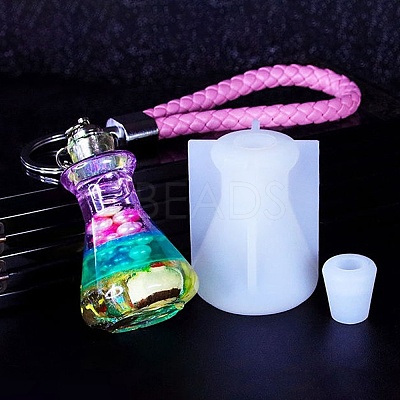 DIY Wishing Bottle Silicone Molds X-DIY-M049-01G-1