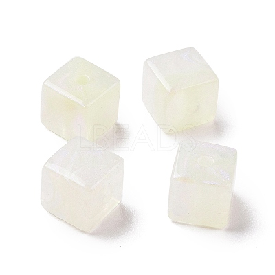 Opaque Acrylic Beads OACR-E014-18H-1