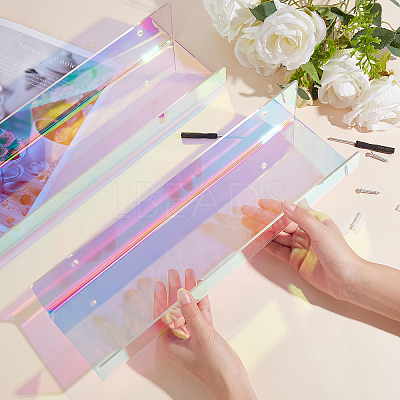 2 Sets Invisible Acrylic Floating Wall Ledge Shelf DJEW-AR0001-03-1