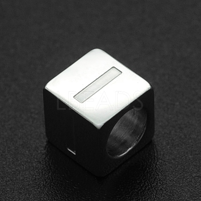 Non-Tarnish 201 Stainless Steel European Beads STAS-N090-LA062-I-1