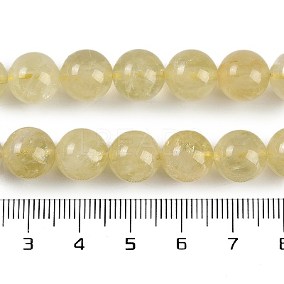Natural Lemon Quartz(Heated) Beads Strands G-H062-A01-03-1