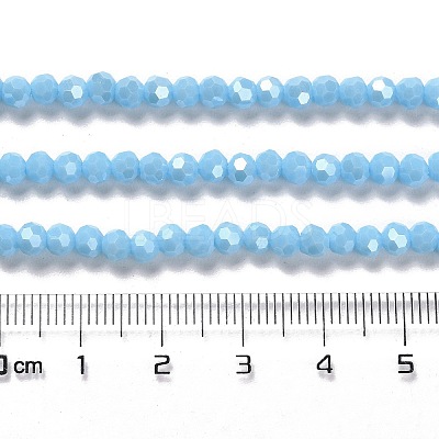 Electroplate Opaque Glass Beads Strands LS-EGLA-A035-P4mm-A08-1