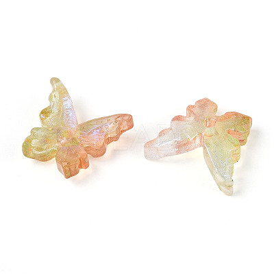 Baking Paint Glass Beads DGLA-T004-04E-1