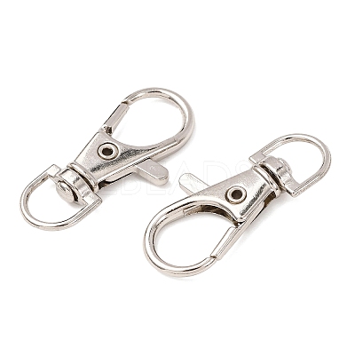 Alloy Swivel Lobster Claw Clasps E168-1