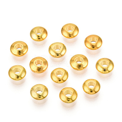 Brass Spacer Beads KK-E246-G-1