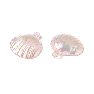 UV Plating Opaque Acrylic Pendants PACR-M003-16D-1