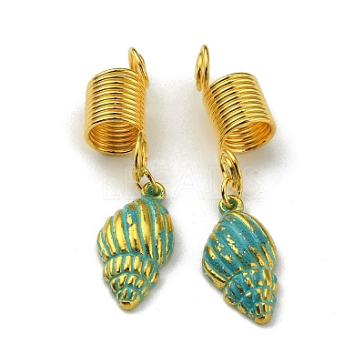 Alloy Dreadlocks Beads OHAR-WH0031-02D-1