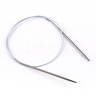 Steel Wire Stainless Steel Circular Knitting Needles and Random Color Plastic Tapestry Needles TOOL-R042-650x5mm-1