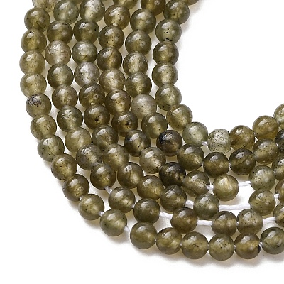 Natural Labradorite Beads Strands G-Z116-A04-3mm-1