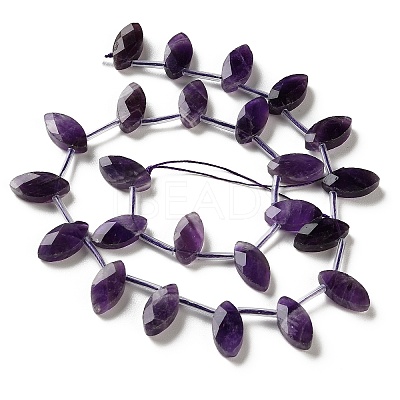 Natural Banded Amethyst Beads Strands G-P607-A09-01-1