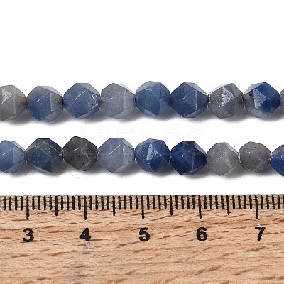 Natural Blue Aventurine Beads Strands G-Z119-A38-01-1