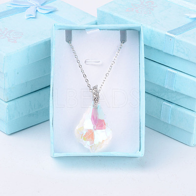 Valentines Day Presents Packages Cardboard Pendant Necklaces Boxes BC052-1