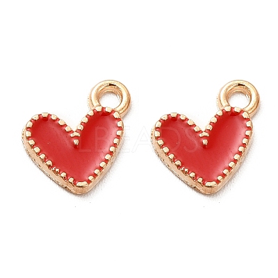 Alloy Enamel Charms FIND-G055-20G-05-1