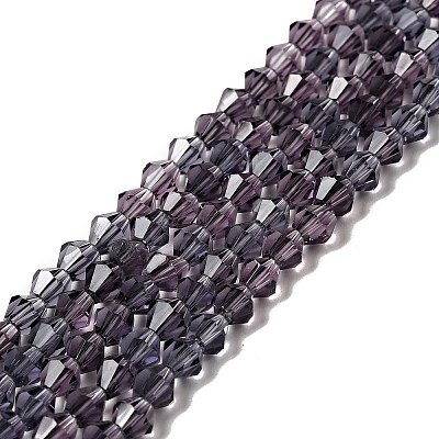 Imitation Austrian Crystal 5301 Bicone Beads GLAA-S026-03-1
