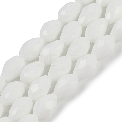 Opaque Solid Color Beads Strands EGLA-N013-P8mm-D02-1