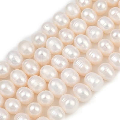 Natural Cultured Freshwater Pearl Beads Strands PEAR-I007-07J-02A-1