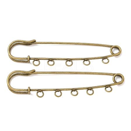 Iron Safety Pins Brooch Findings RN-CBAB9AC-03AB-1