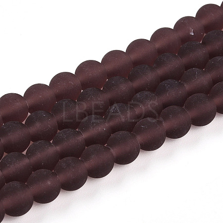Transparent Glass Beads Strands GLAA-T032-T6mm-MD19-1