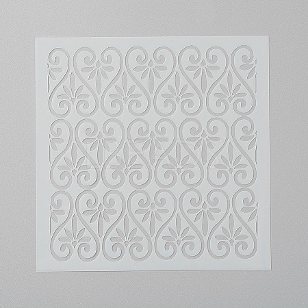 Geometric Plastic Reusable Painting Stencils DIY-E021-02A-1