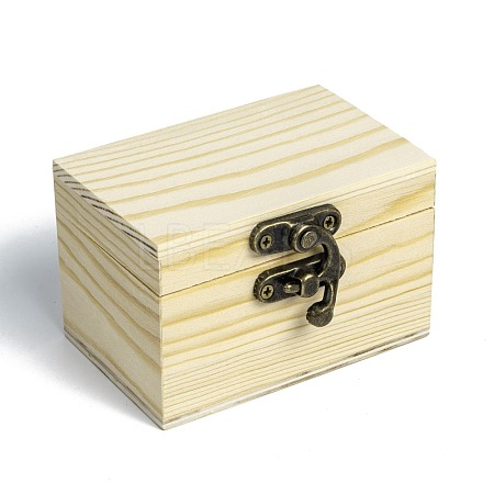 Unfinished Wooden Storage box CON-C008-03-1