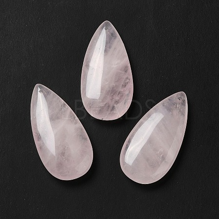 Natural Rose Quartz Pendants G-F731-04H-1
