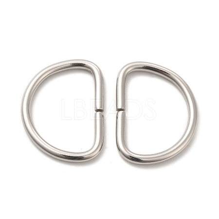 304 Stainless Steel D Rings STAS-L207-25P-1
