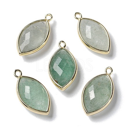 Natural Green Quartz Pendants G-B009-01G-U-1