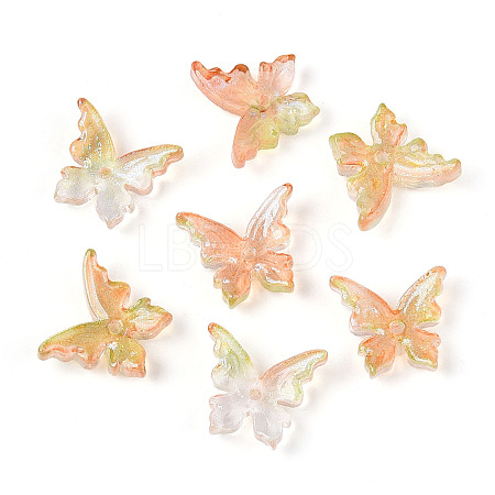 Baking Paint Glass Beads DGLA-T004-04E-1