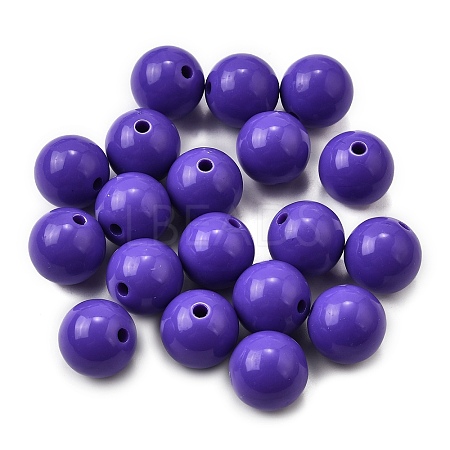 Opaque Acrylic Beads MACR-S370-C16mm-31-1