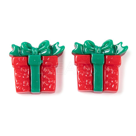 Christmas Decorations Theme Opaque Resin Decoden Cabochons RESI-Z026-01A-1