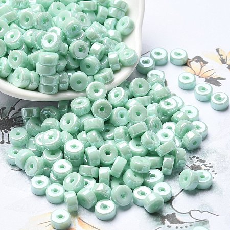 Opaque Colours Luster Glass Seed Beads SEED-E001-P3x6mm-A03-1