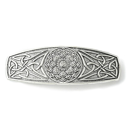 Alloy Hair Barrettes OHAR-C010-05D-AS-1