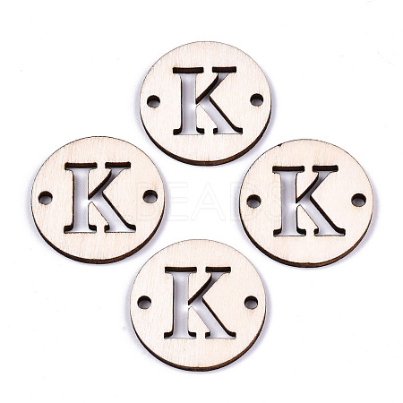 Unfinished Natural Poplar Wood Links Connectors WOOD-S045-140B-01K-1