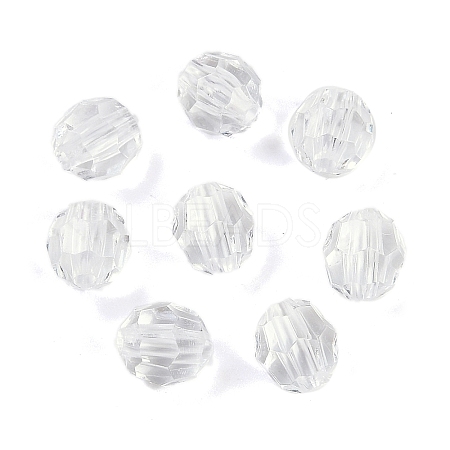 Transparent Acrylic Beads OACR-Q015-01H-1
