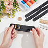 PU Leather Choker Necklaces with Alloy Clasp AJEW-WH0348-131A-3