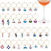 50Pcs Brass Hoop Earring Findings IFIN-WR0001-26-1