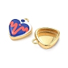 Printed Brass Pendants KK-CBA42CA-07G-06-2