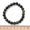 Natural Moss Agate Beads Stretch Bracelets BJEW-F380-01-B15-7