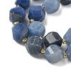 Natural Blue Aventurine Beads Strands G-U023-A04-01-4