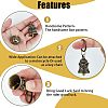 SUPERFINDINGS DIY Keychain Making Finding Kit DIY-FH0004-77-4